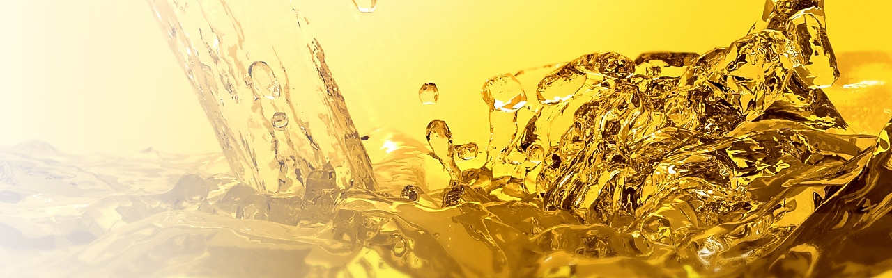 Wirbelnde Öltropfen