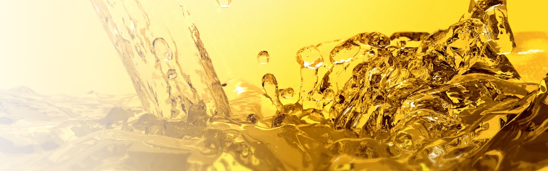 Wirbelnde Öltropfen