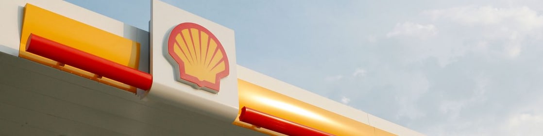 Eine Shell Tankstelle