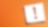 Notizpapier mit Ausrufezeichen auf orangenem Hintergrund