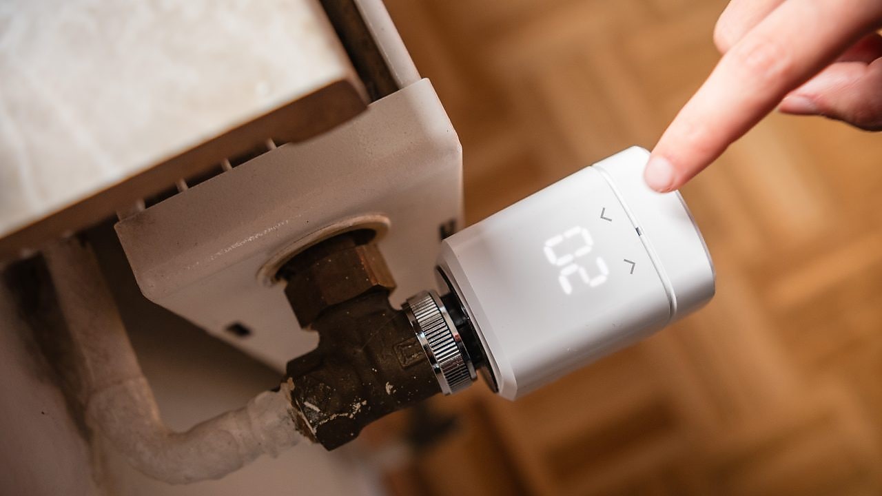 Eine Heizung mit einem Smart Thermostat