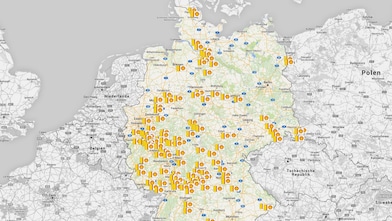 In ganz Deutschland sind die Standorte der Heizöl-Händler verteilt.